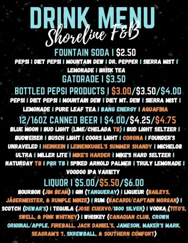 Drink Menu